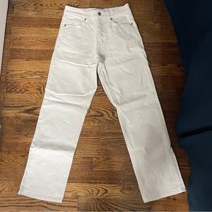 H&M White Straight Jeans
